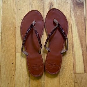 Abercrombie Braided Flip Flops